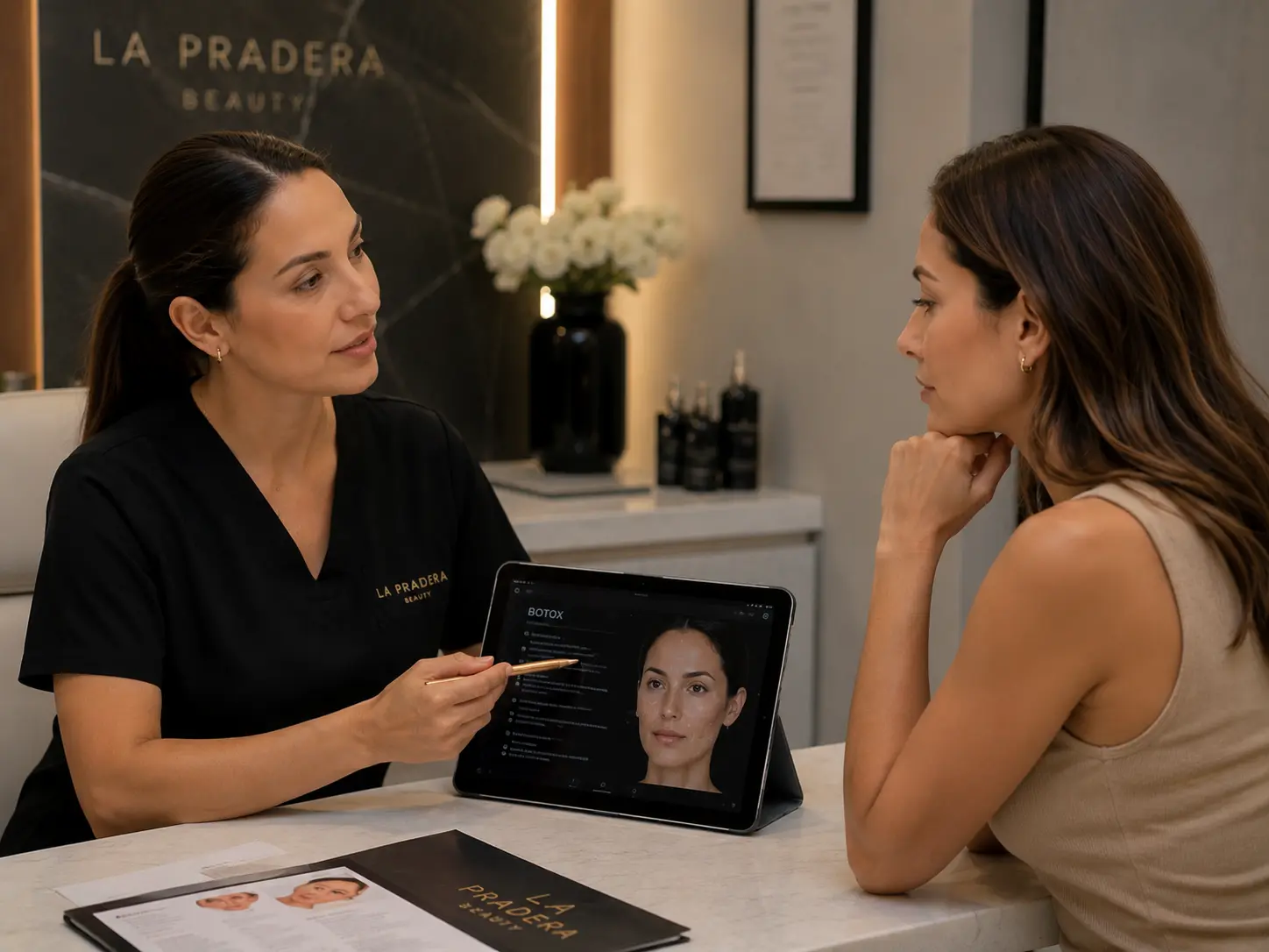 Valoración médica personalizada antes de Botox — medicina estética La Pradera Beauty