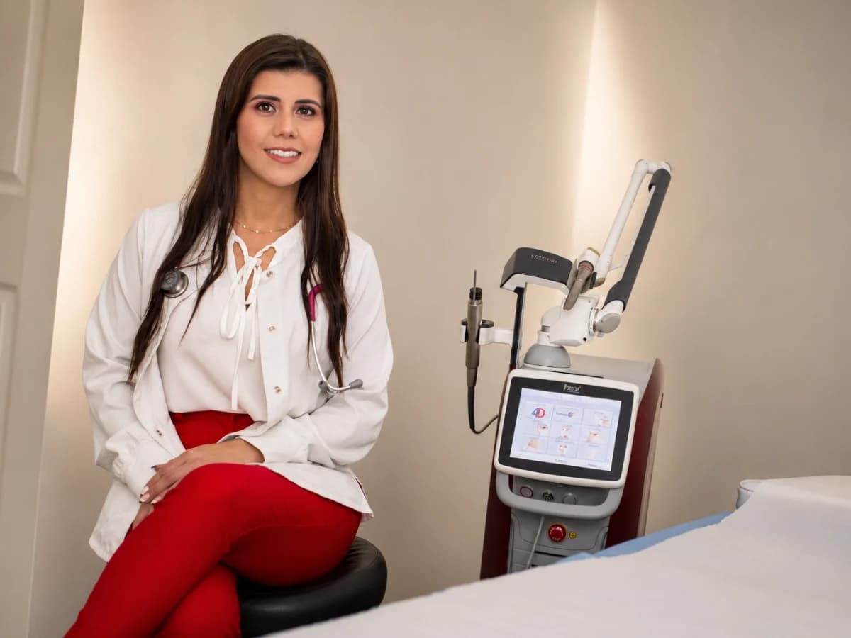 Tratamiento facial con láser Fotona