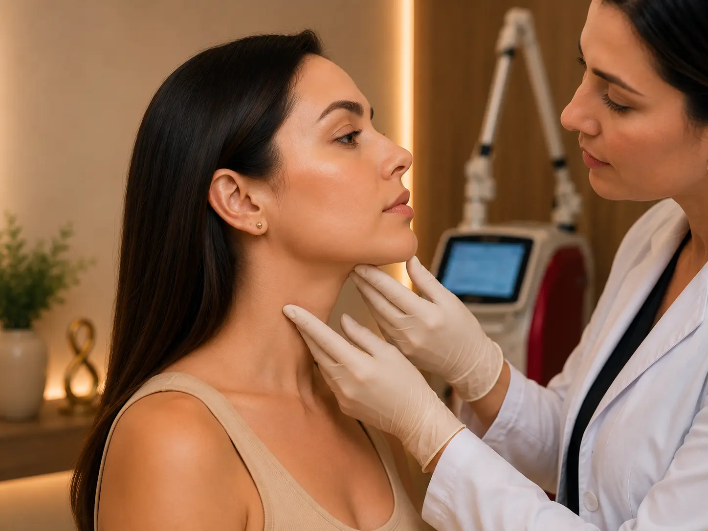 Tratamiento láser para lipopapada
