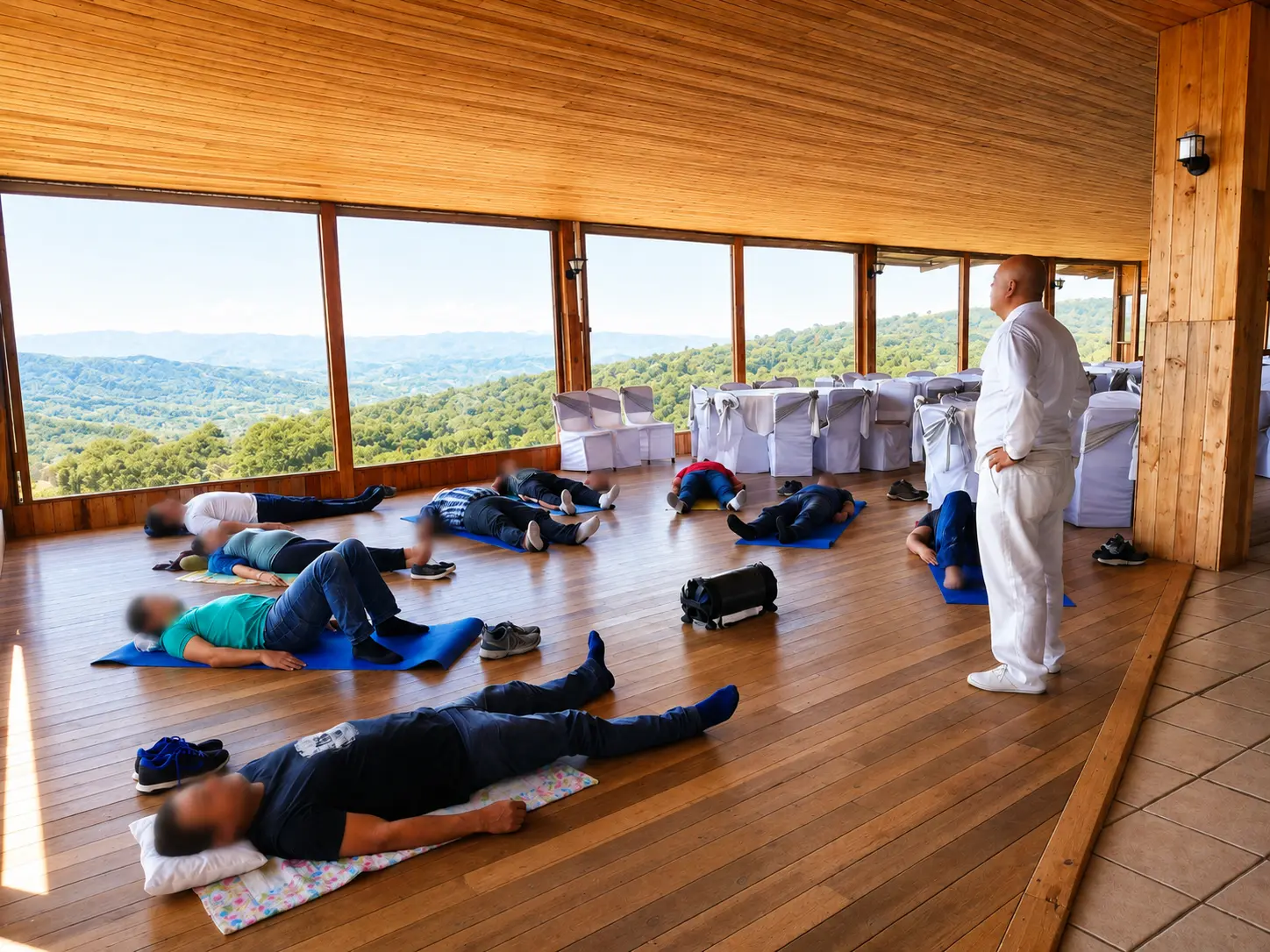 Sesión de mindfulness y bienestar dirigida por el Dr. Ronald Pittí